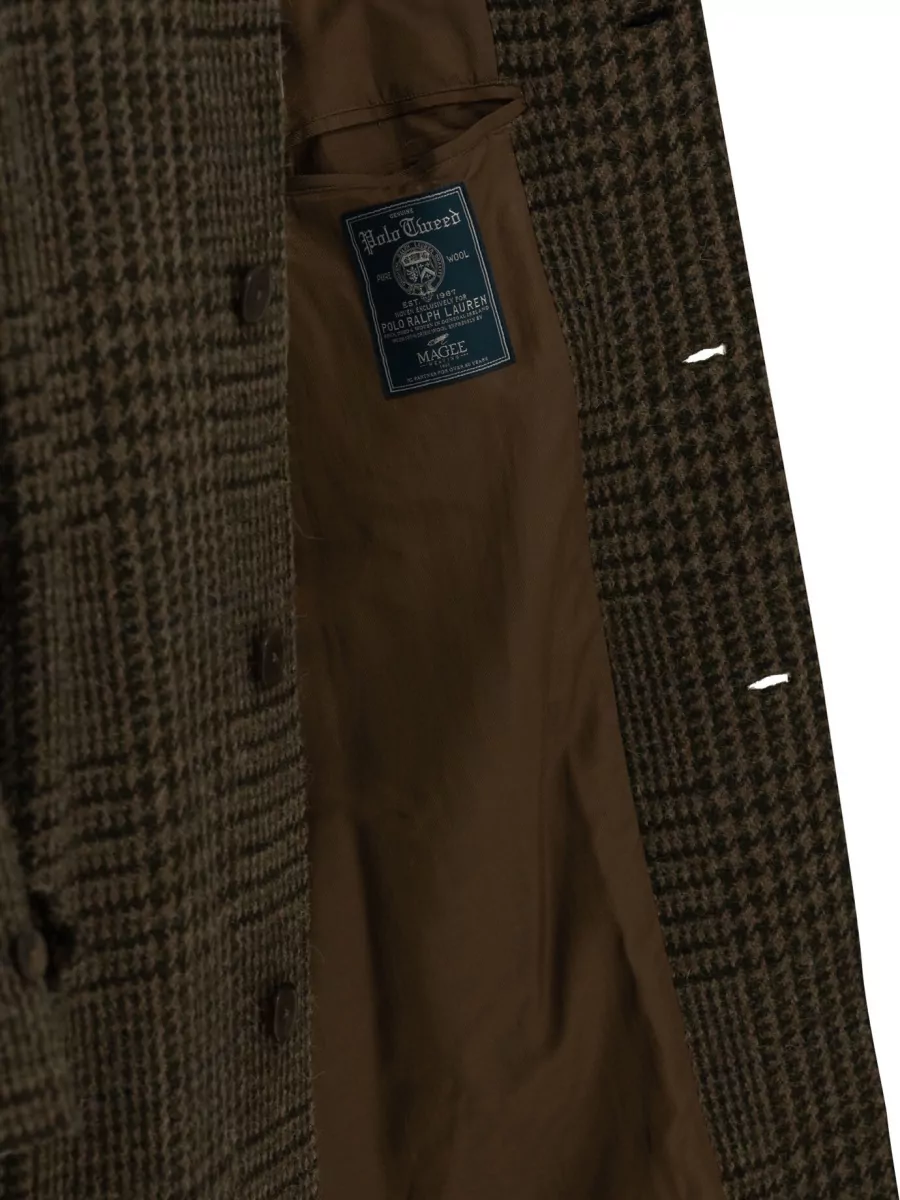 Polo Ralph Lauren Wool Alpaca Long Single Breasted Coat