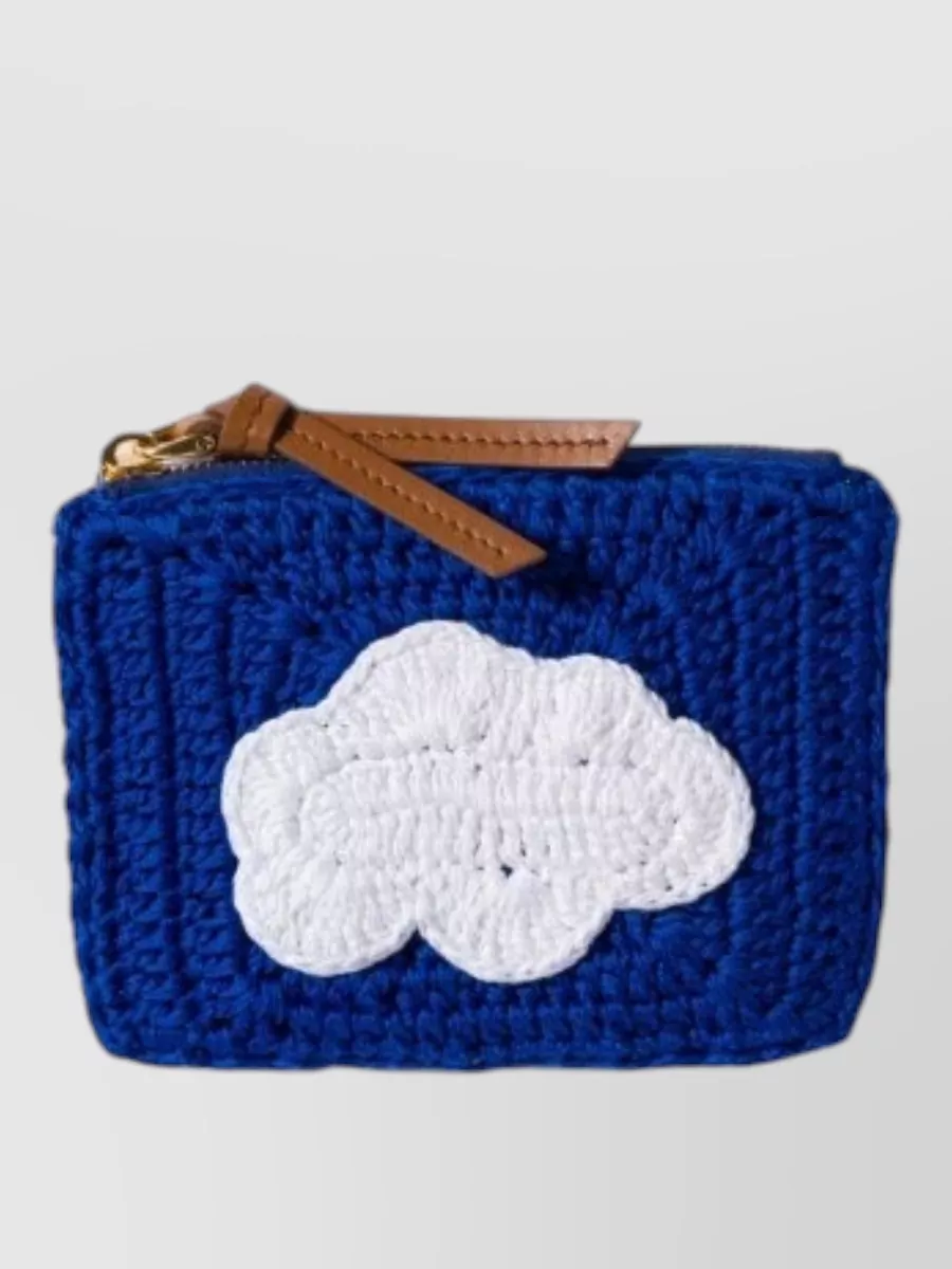 Miu Miu crochet card holder