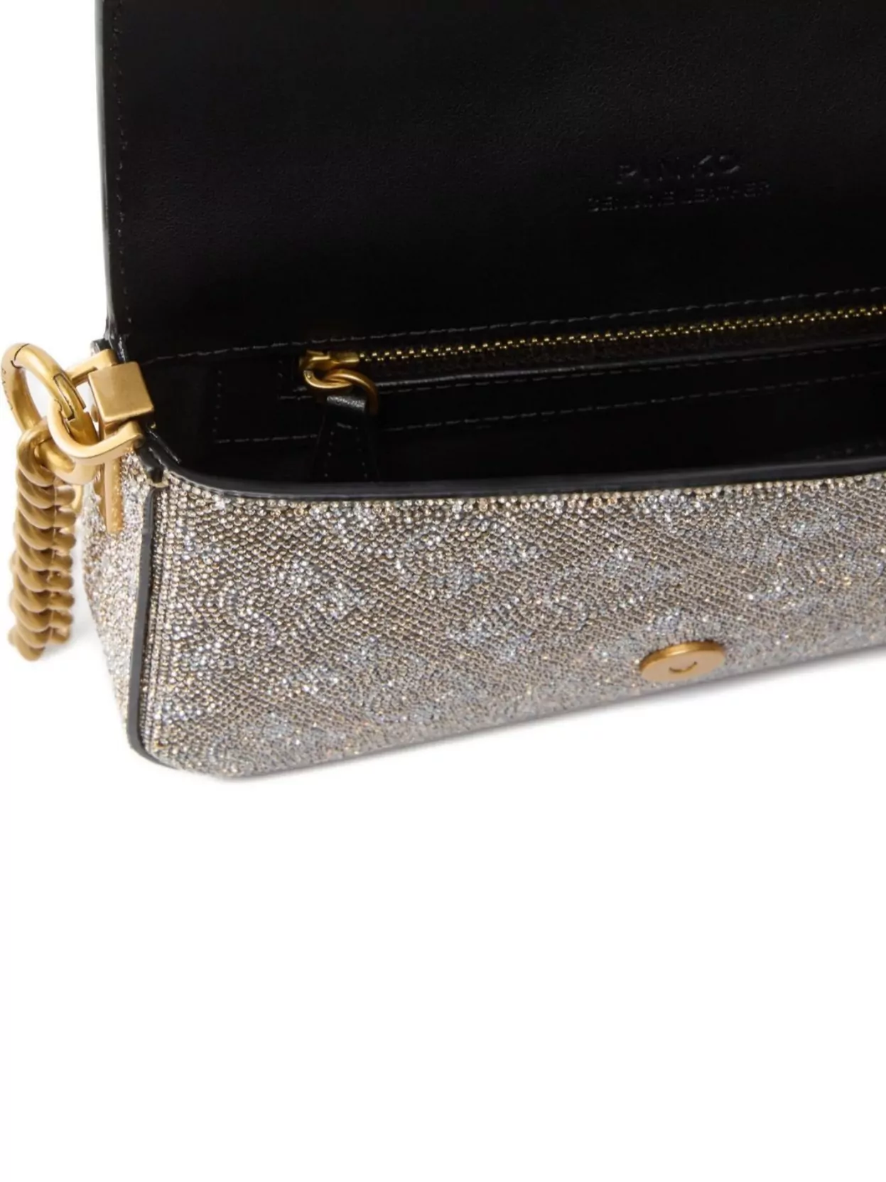 Pinko Love Bag Baby Leather Shoulder Bag