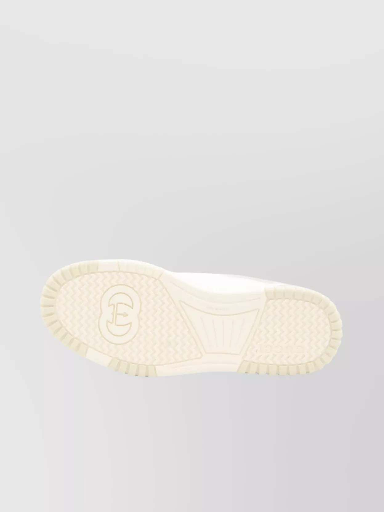 Gucci Leather Web Detail Sneakers With Rubber Sole