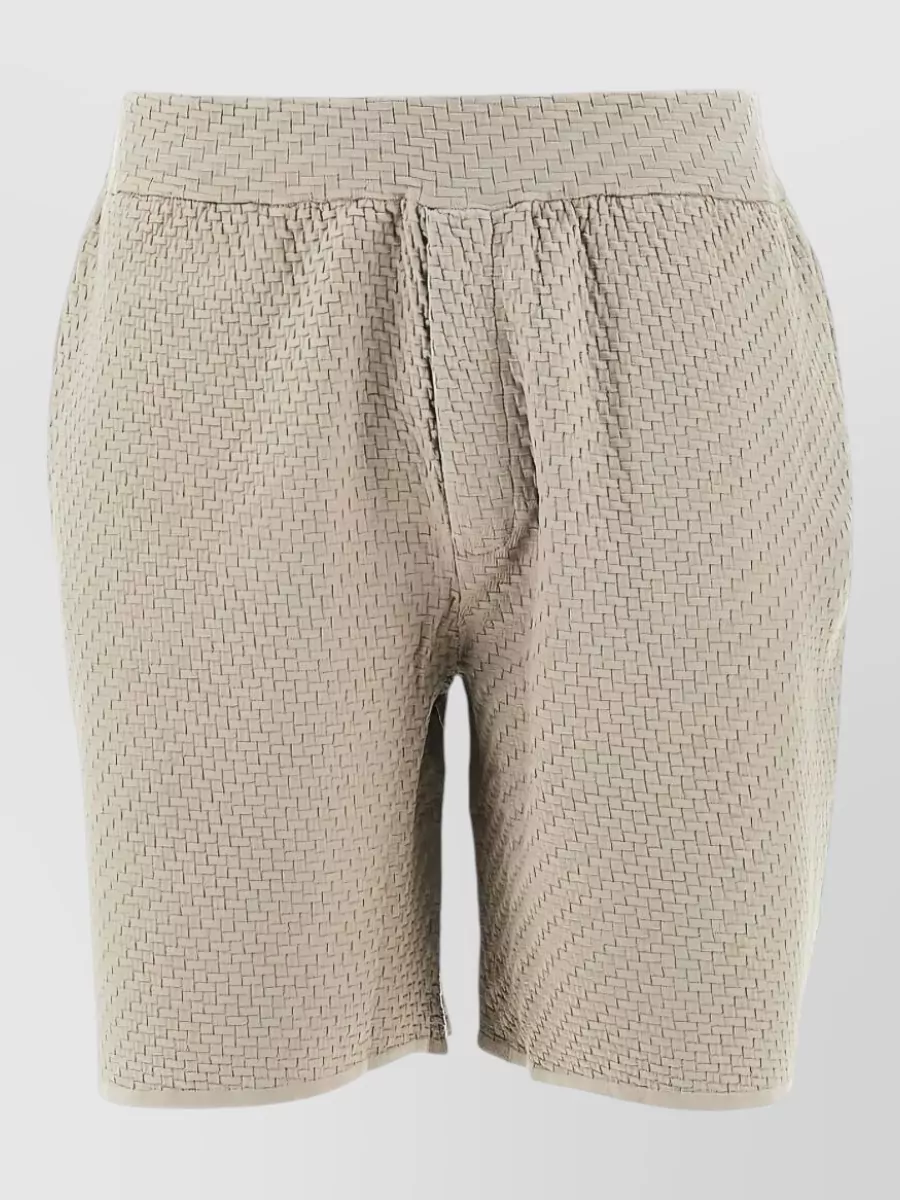 Emporio Armani Regular-Fit Straight-Leg Bermuda Trousers