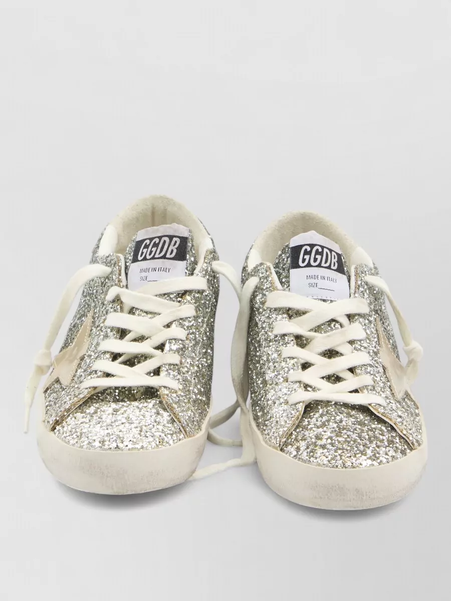 Golden Goose Superstar Sneakers Round Toe Signature Detail Rubber Sole