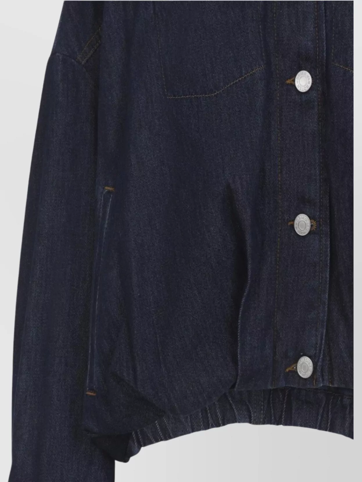Dries Van Noten Asymmetrical Hem Denim Jacket