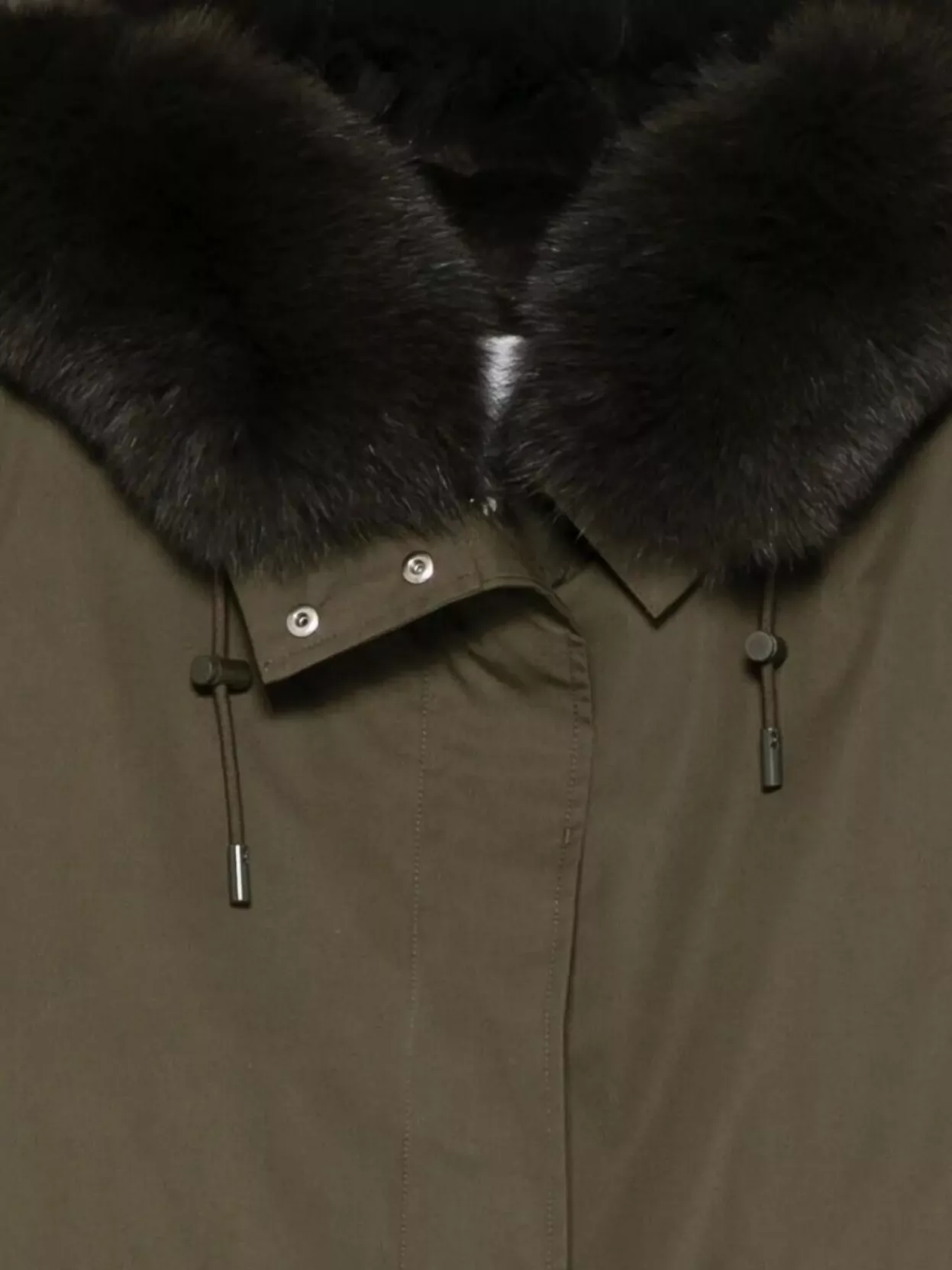 Yves Salomon Long Parka Fur Hood