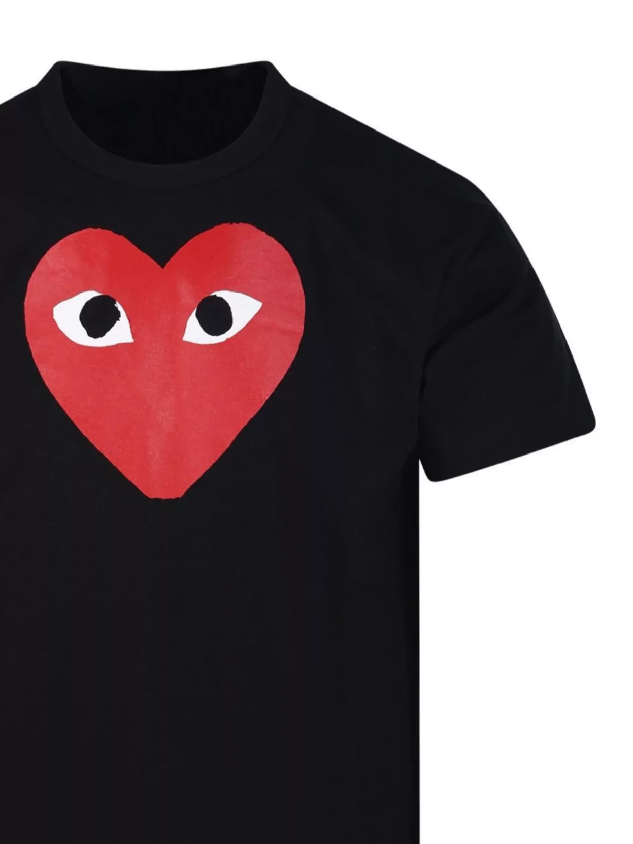 Comme Des Garçons Play Heart Graphic Short Sleeve T-Shirt