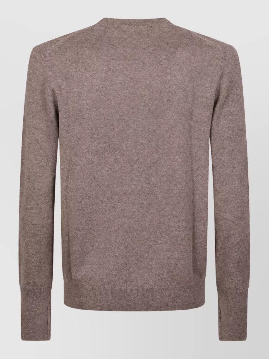 Ballantyne Cashmere argyle crew-neck jumper