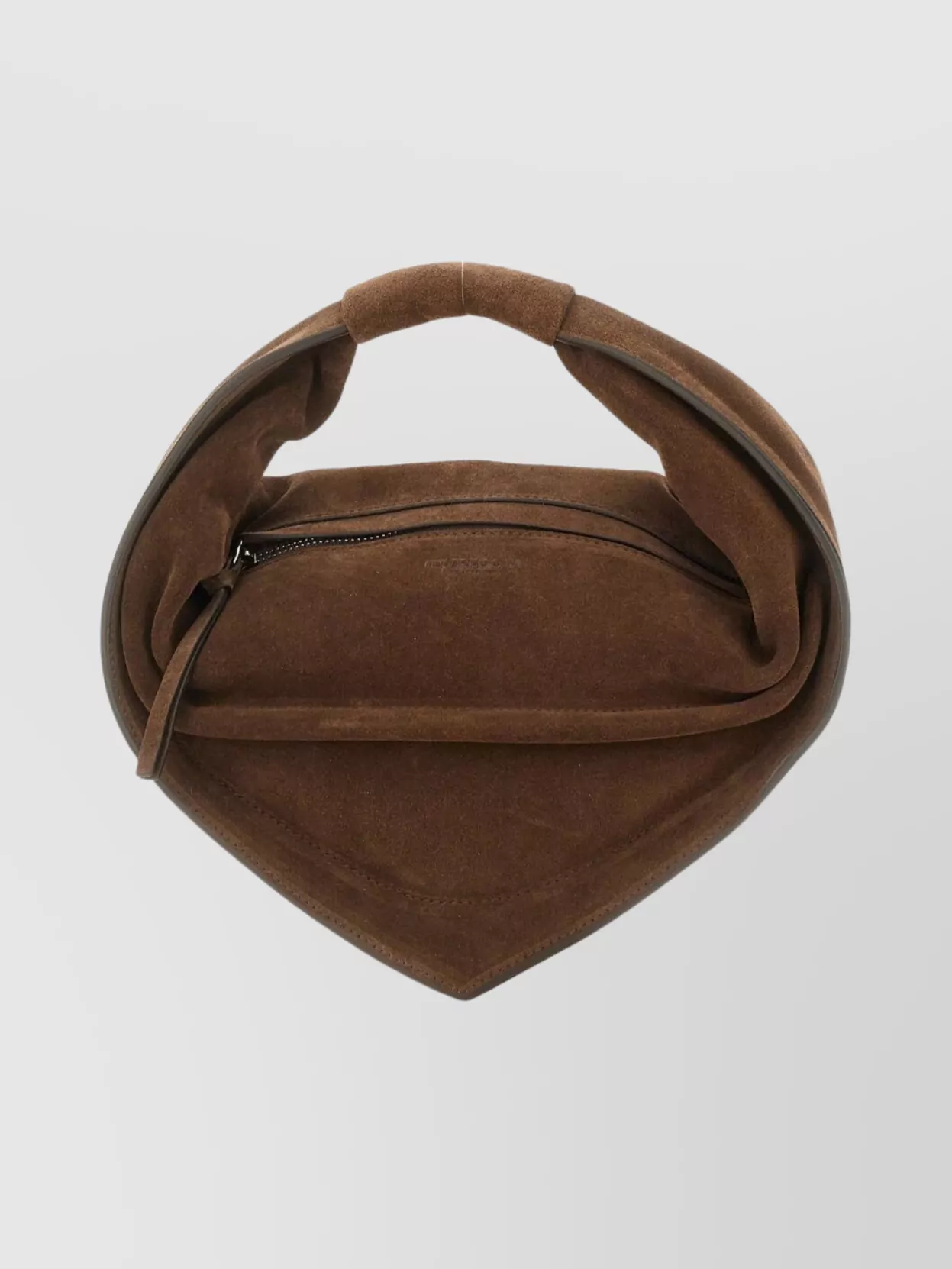 Federico Cina Suede Tote Bag Top Handle