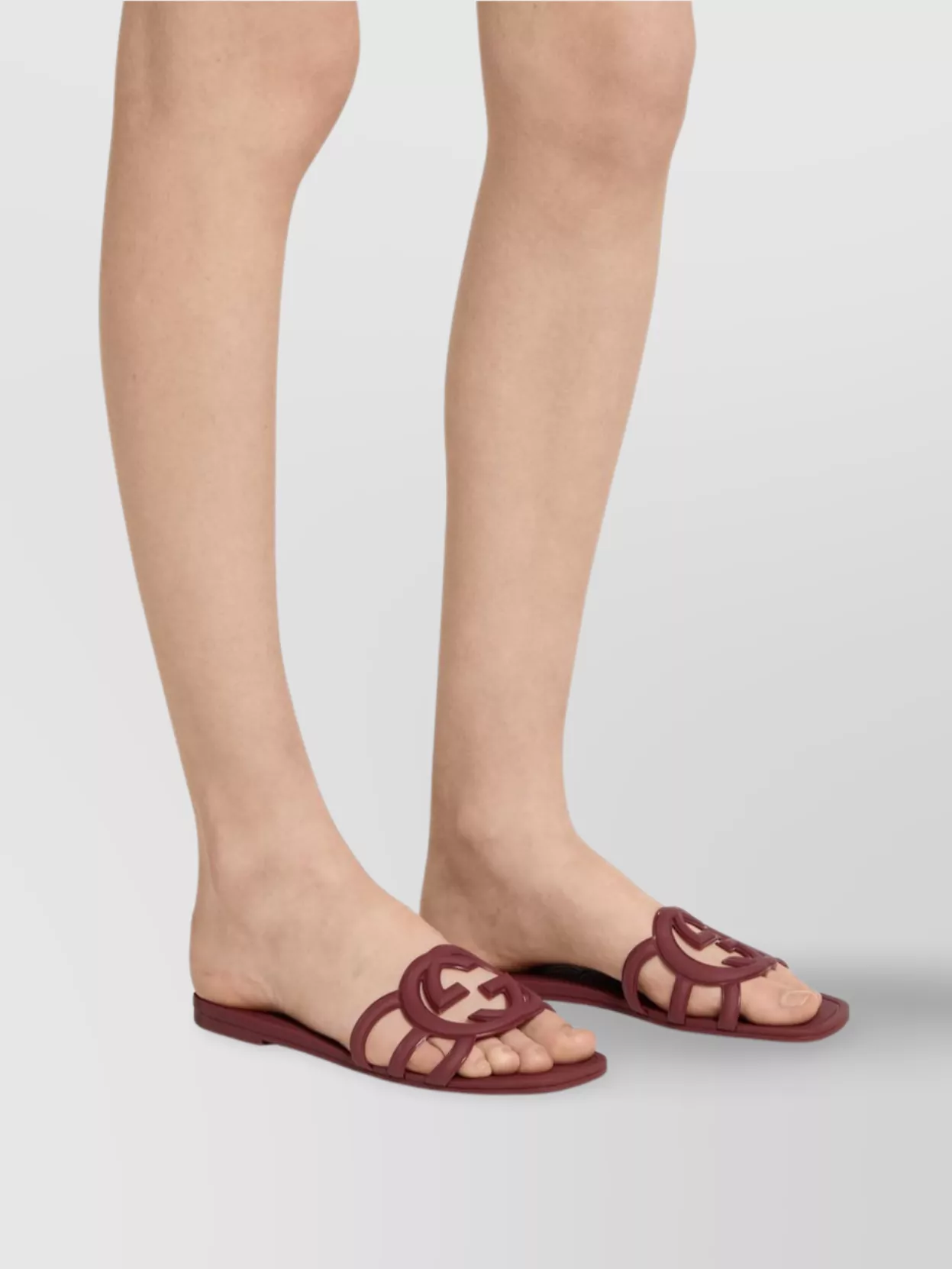 Gucci G Interlocking Slide Sandal