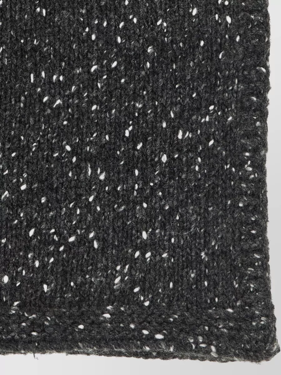 The Row Mantia Scarf Rectangular Ribbed Soft Speckled