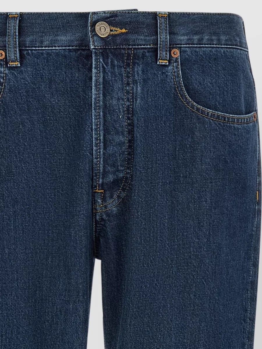 Valentino Garavani Denim Regular-Fit Straight-Leg Jeans