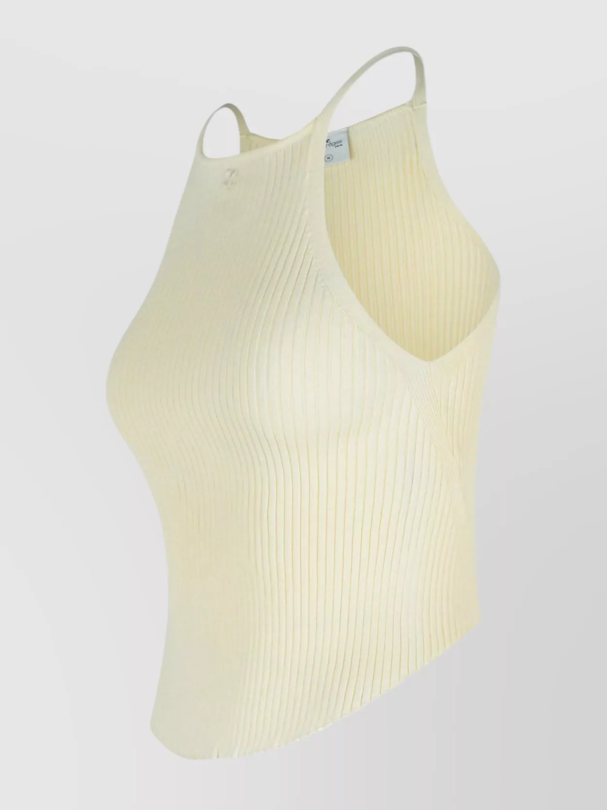 Courrèges Ribbed Sleeveless Stretch Top