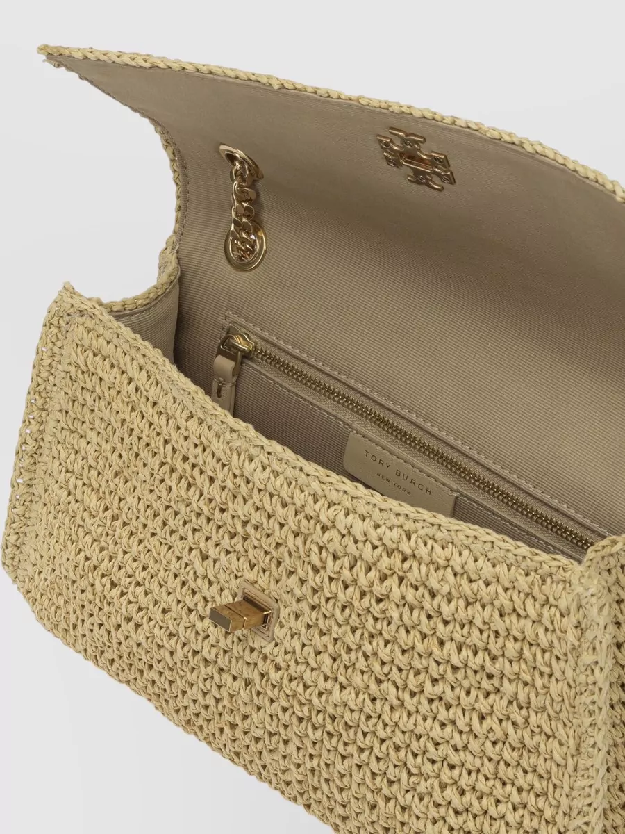 Tory Burch Na Raffia Clutch Bag