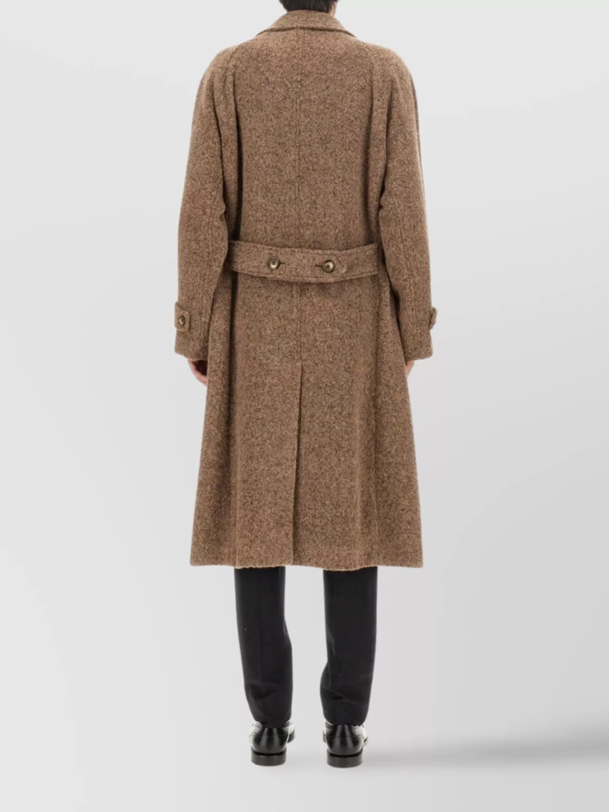 Dolce&Gabbana Long Double-Breasted Coat Notched Lapels