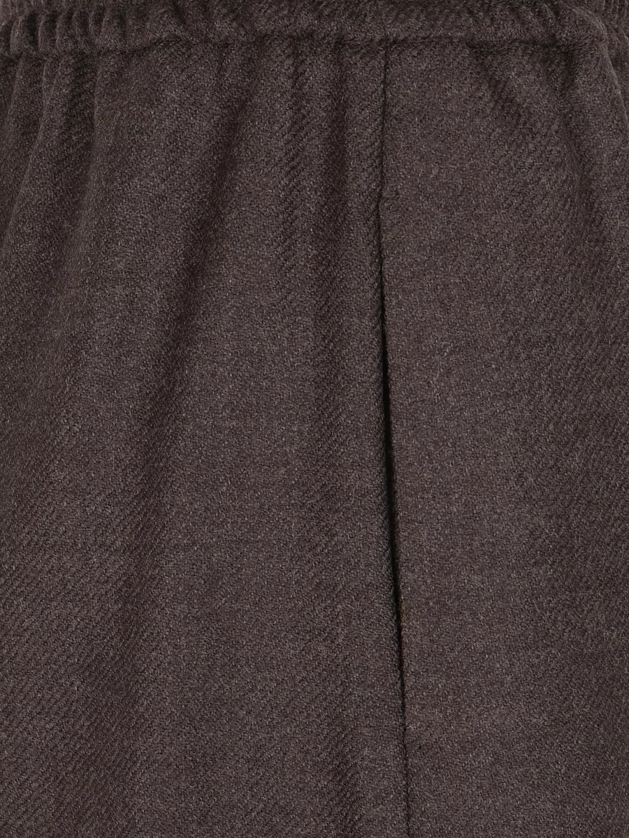 Max Mara Virgin Wool High-Rise Wide-Leg Loungewear Trousers