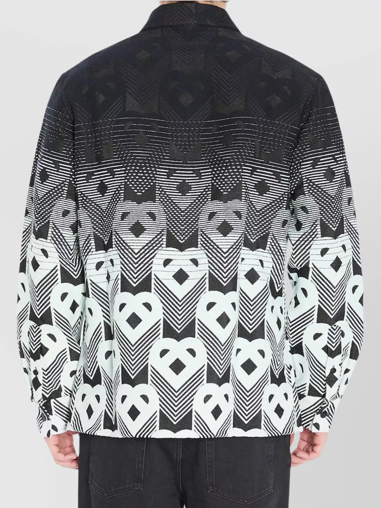 Casablanca Jacquard Zip Pocket Overshirt