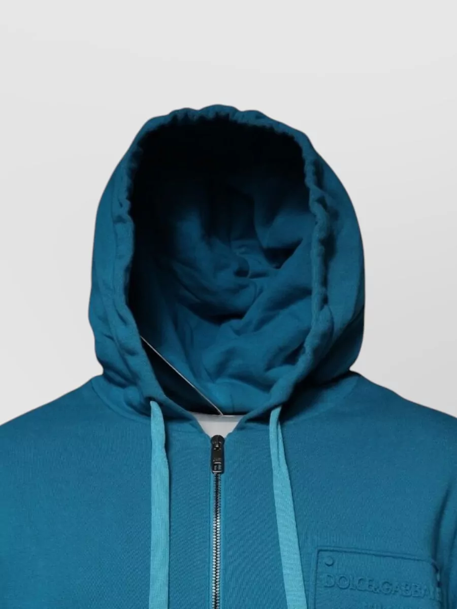 Dolce&Gabbana Cotton Logo Hooded Jacket