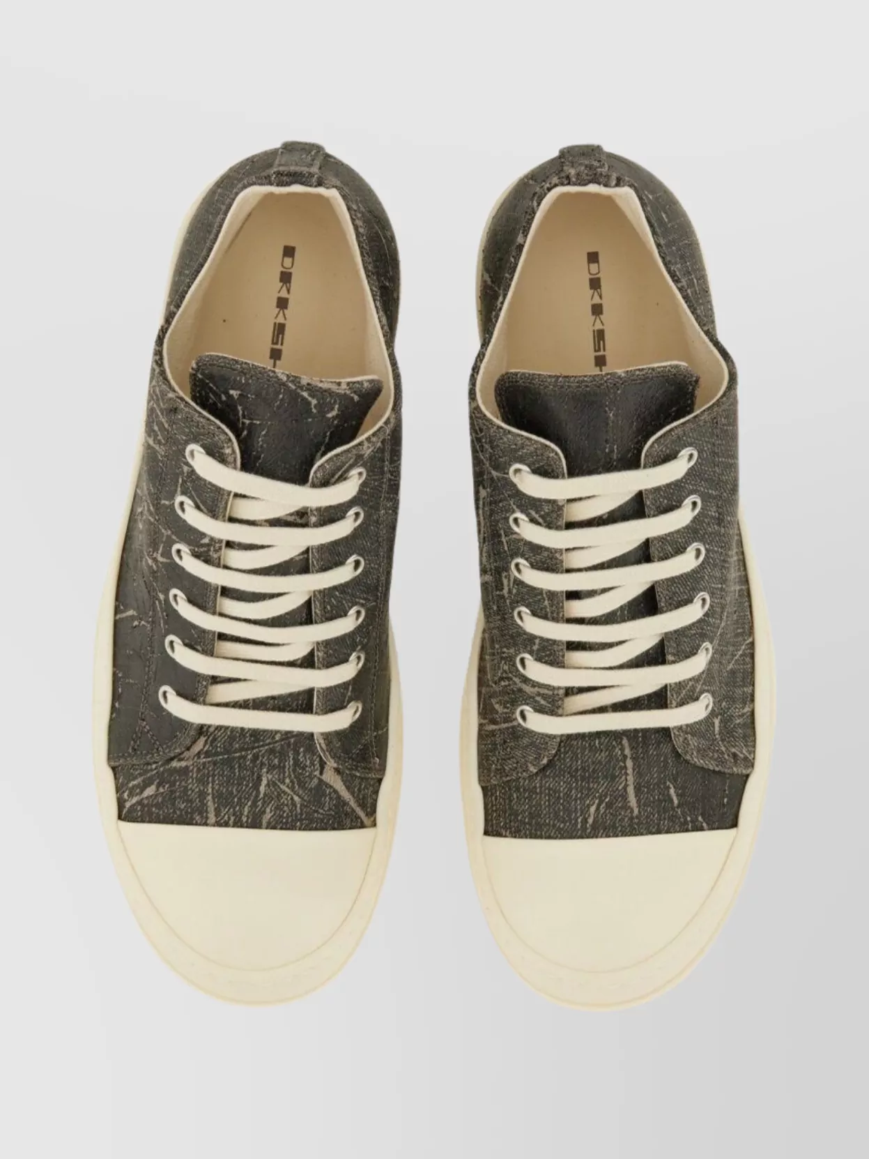 Rick Owens Drkshdw Modern Low-Top Sneakers Textured Finish