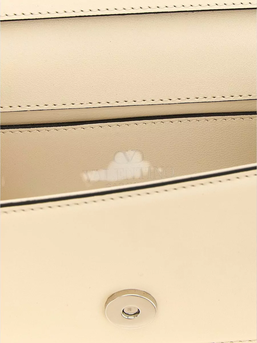 Valentino Garavani Locò Small Leather Clutch Bag