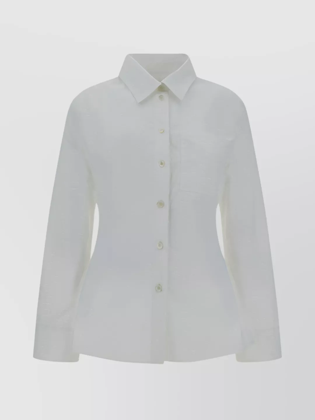 Jacquemus Suit Shirt Adjustable Strap In White