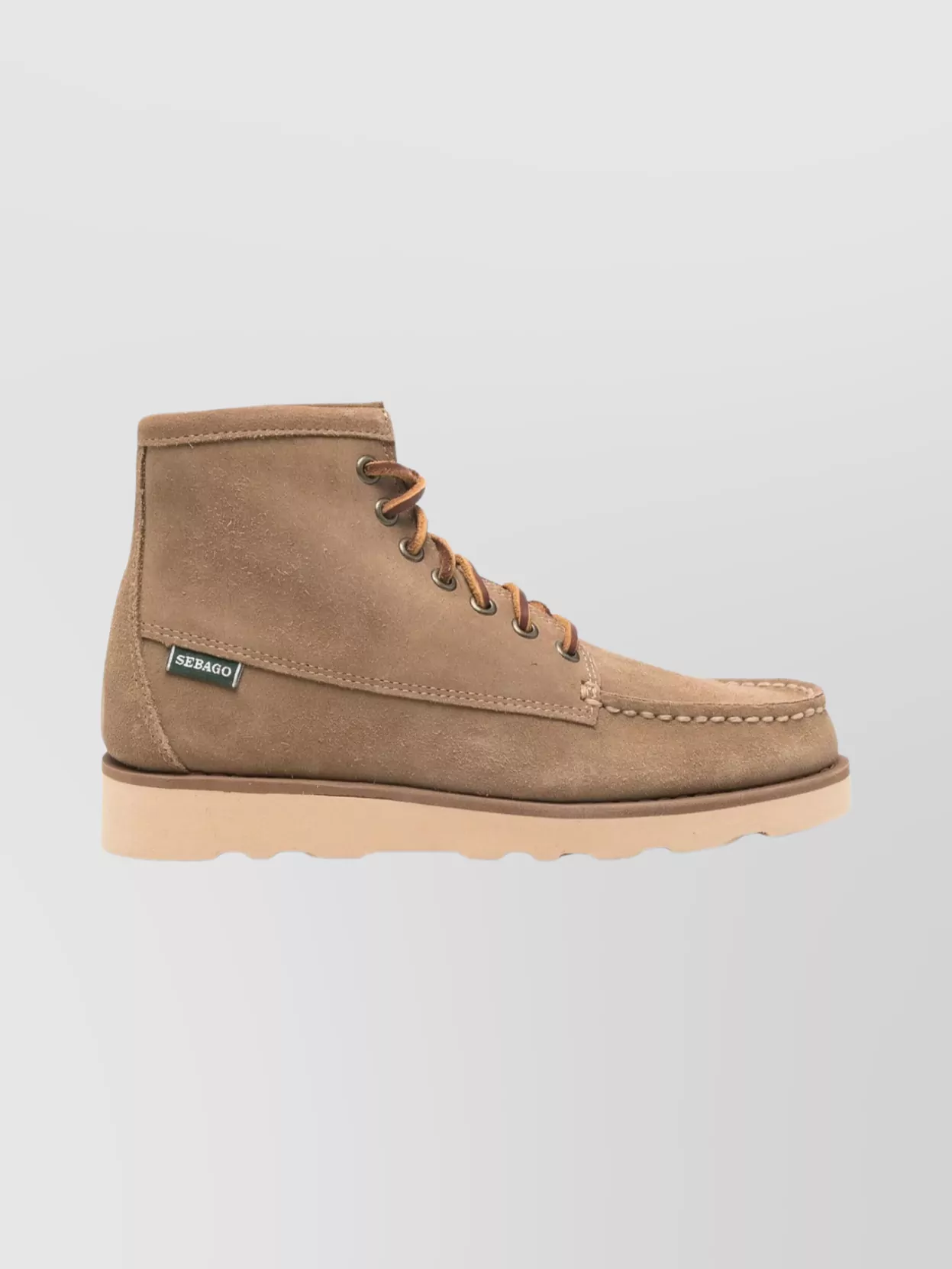 Sebago Mid Ankle Boots Rubber Sole In Brown