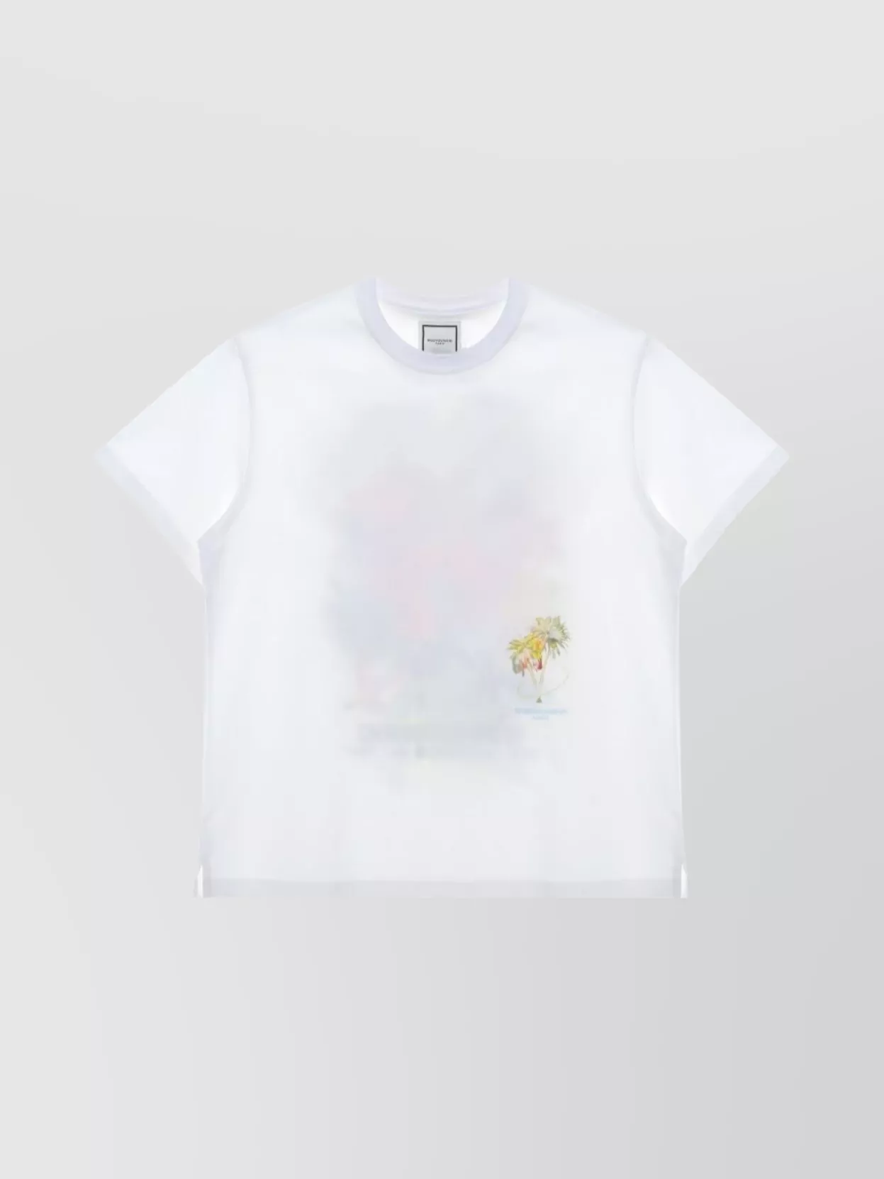 Wooyoungmi Crew Neck Cotton T-Shirt With Graphic Print