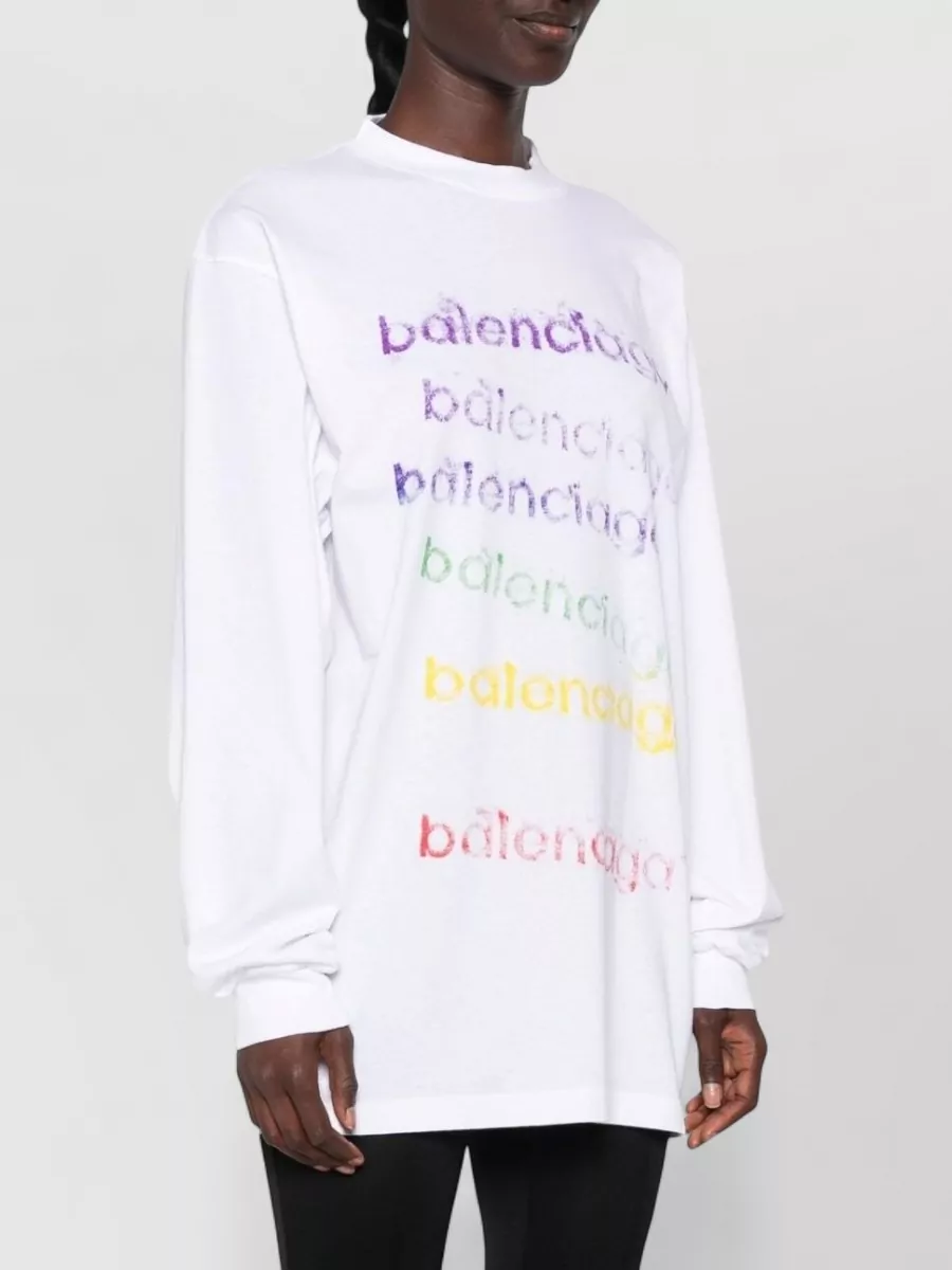 Balenciaga Silk Short-Sleeve Top