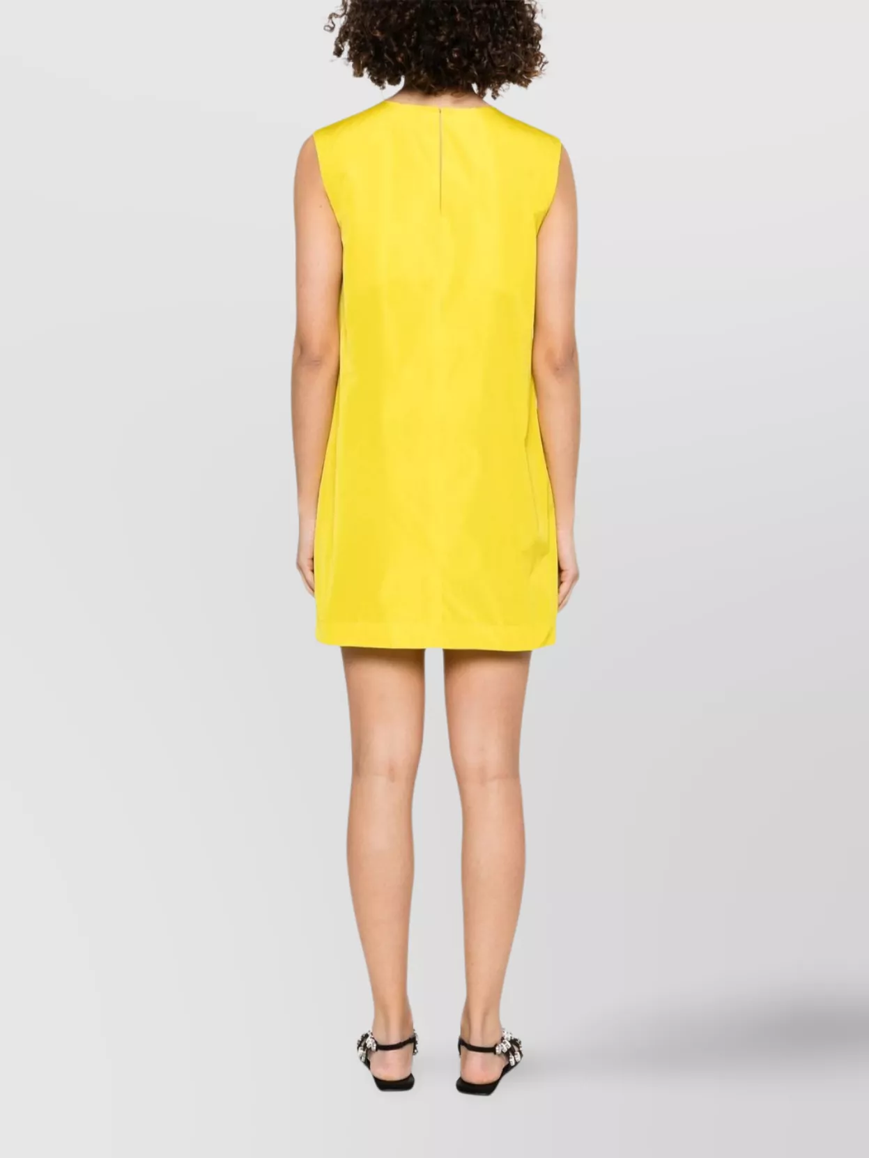 Parosh Mini Dress With Ruffle Detail And Pockets