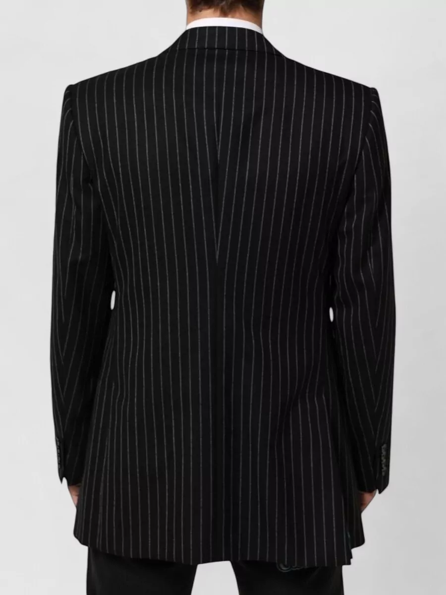 Dolce&Gabbana Striped Single-Breasted Suit Jacket