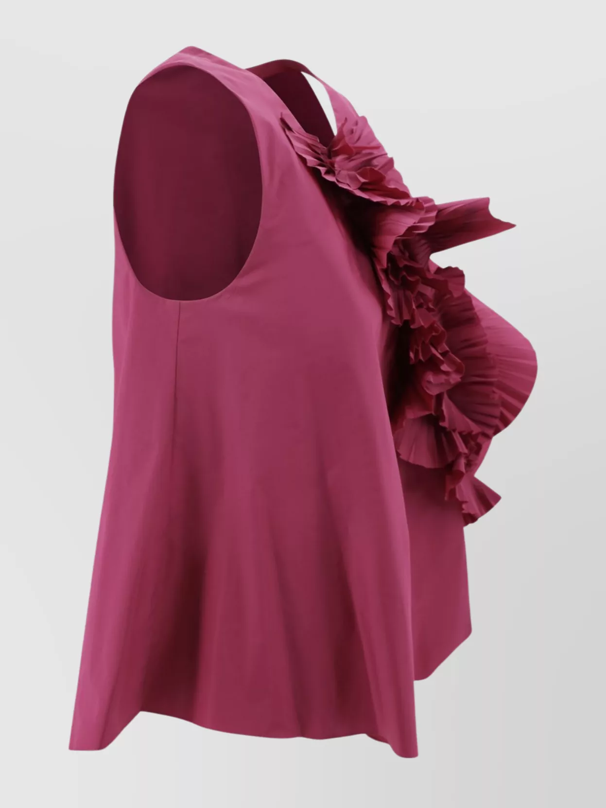 P.a.r.o.s.h A-line Silhouette Blouse Keyhole Back
