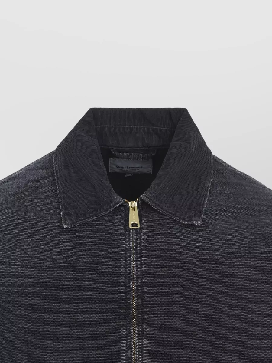 Carhartt Wip Corduroy Collar Cotton Canvas Work Jacket