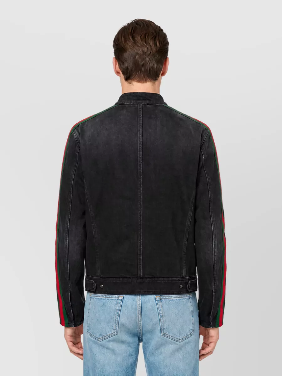 Gucci Denim Regular-Fit Biker Jacket