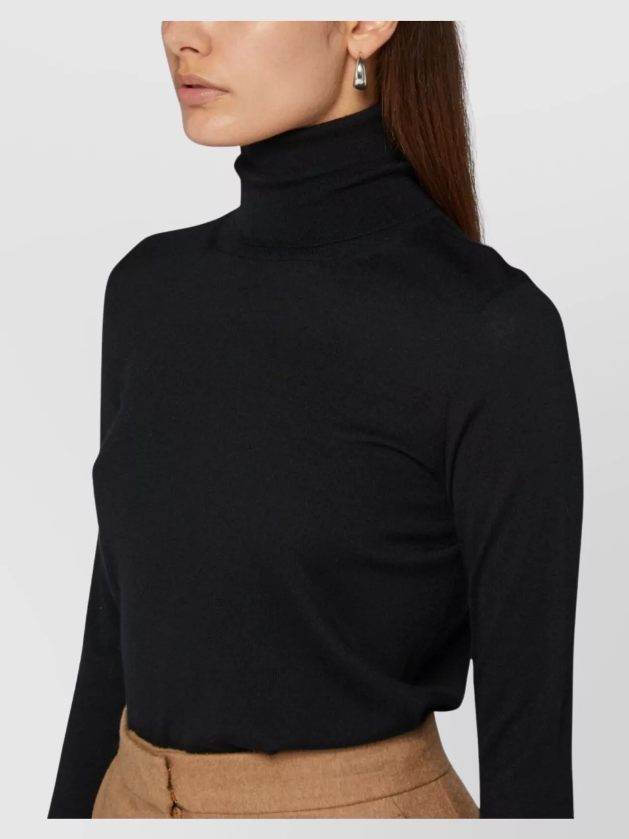 Max Mara Veloce Lightweight Cashmere Turtleneck