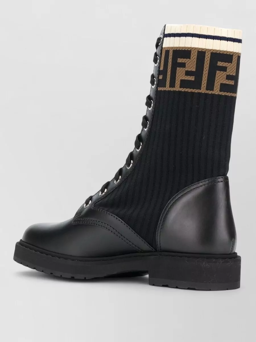 Fendi Leather Ankle Boots