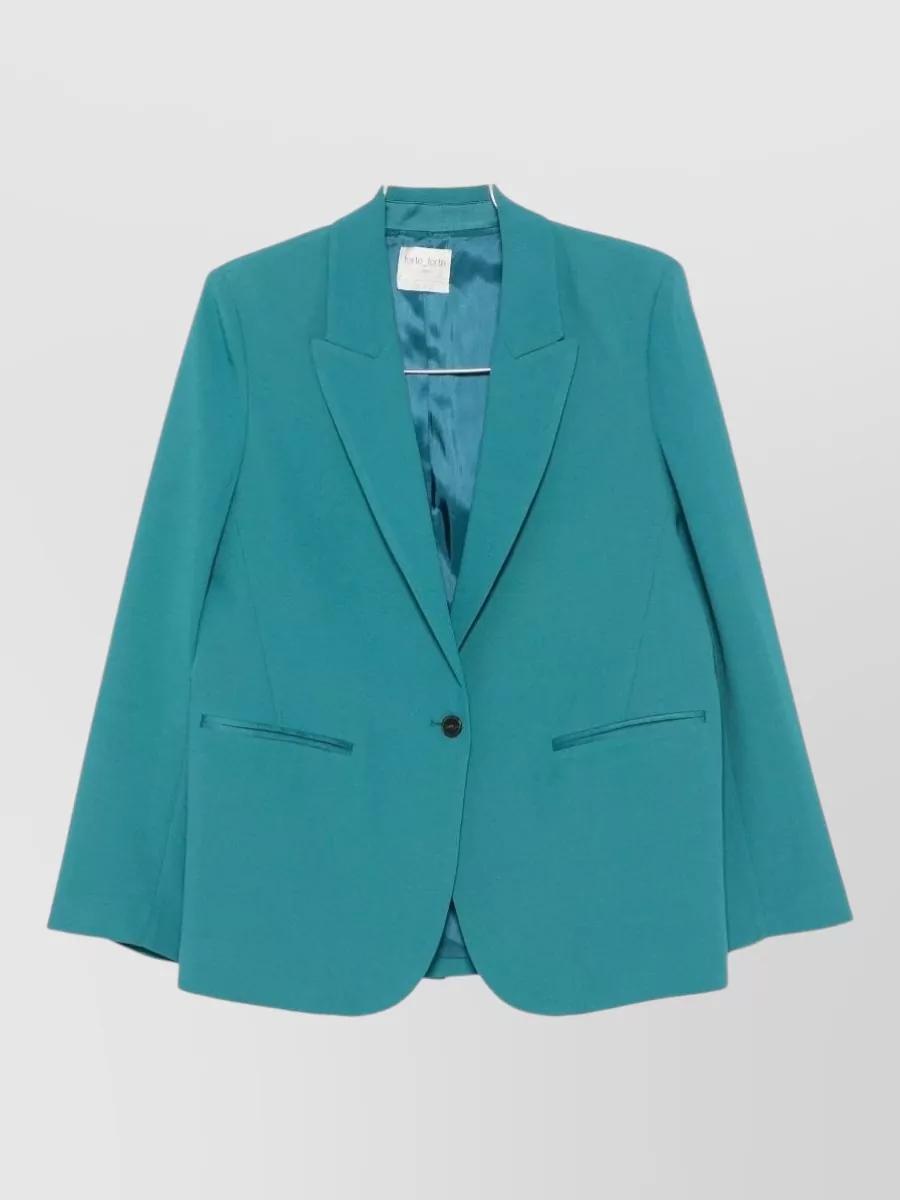 Forte Forte crepe single-breasted blazer jacket