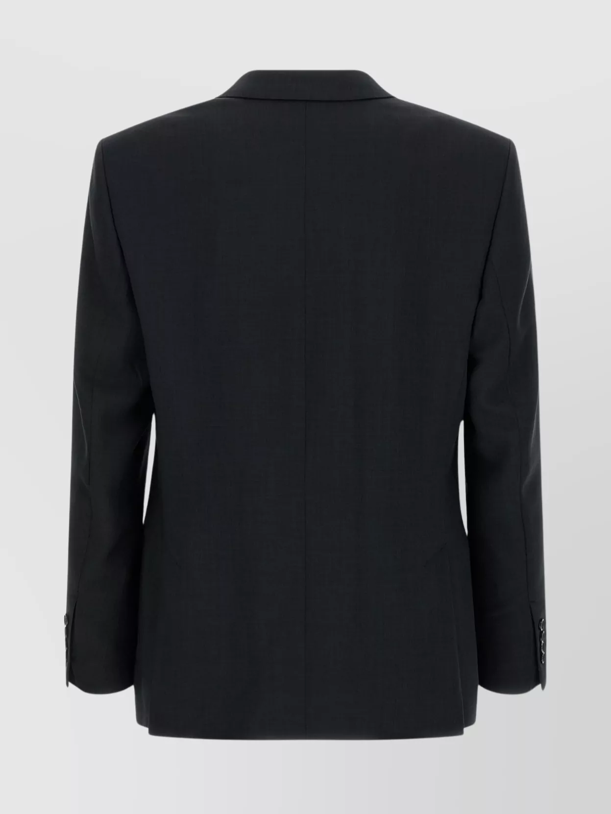 Ami Alexandre Mattiussi Tailored Wool Blazer Featuring Notch Lapel In Black