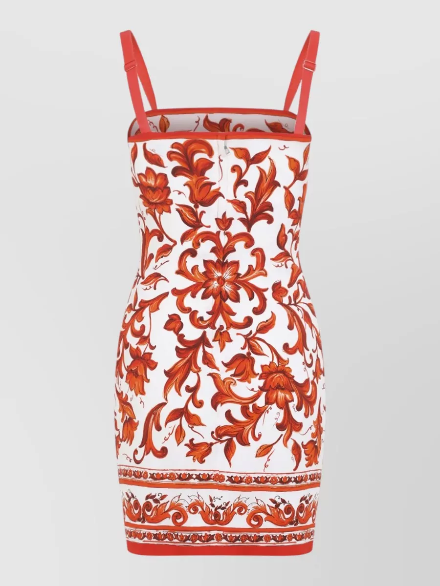 Dolce&Gabbana Silk Printed Mini Dress