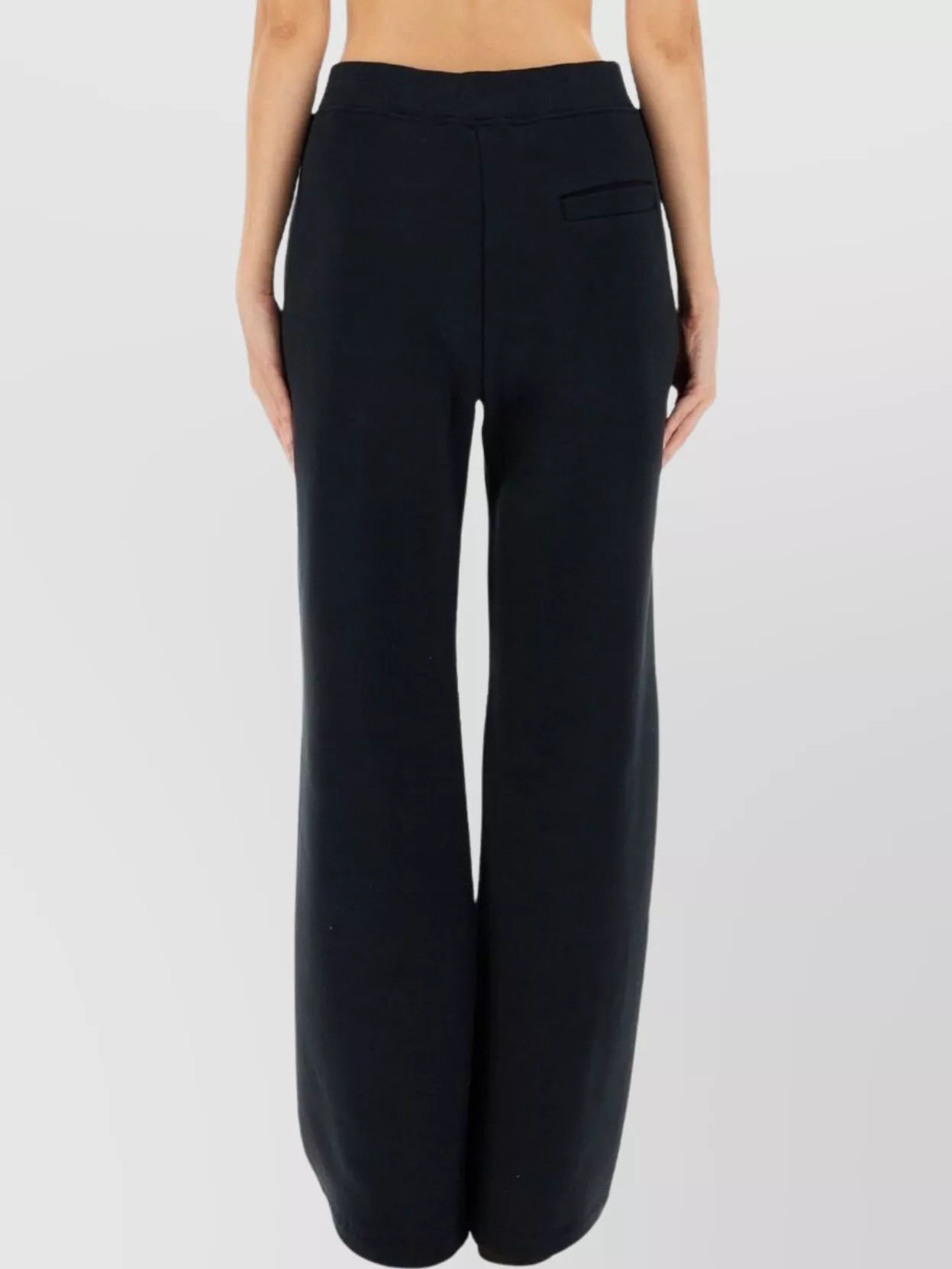 S Max Mara Wide Leg Trousers Elastic Waistband