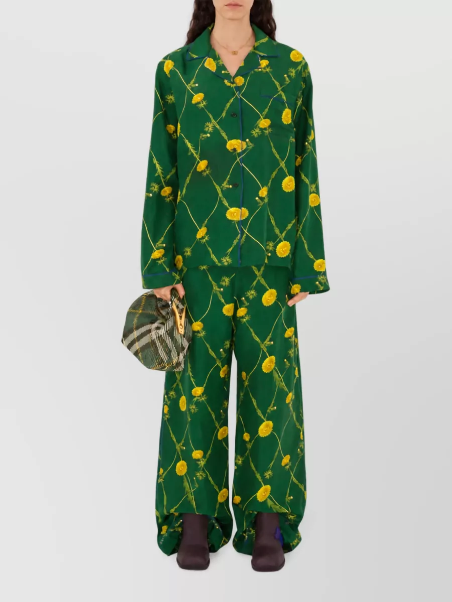 Burberry Silk Pyjama Trousers