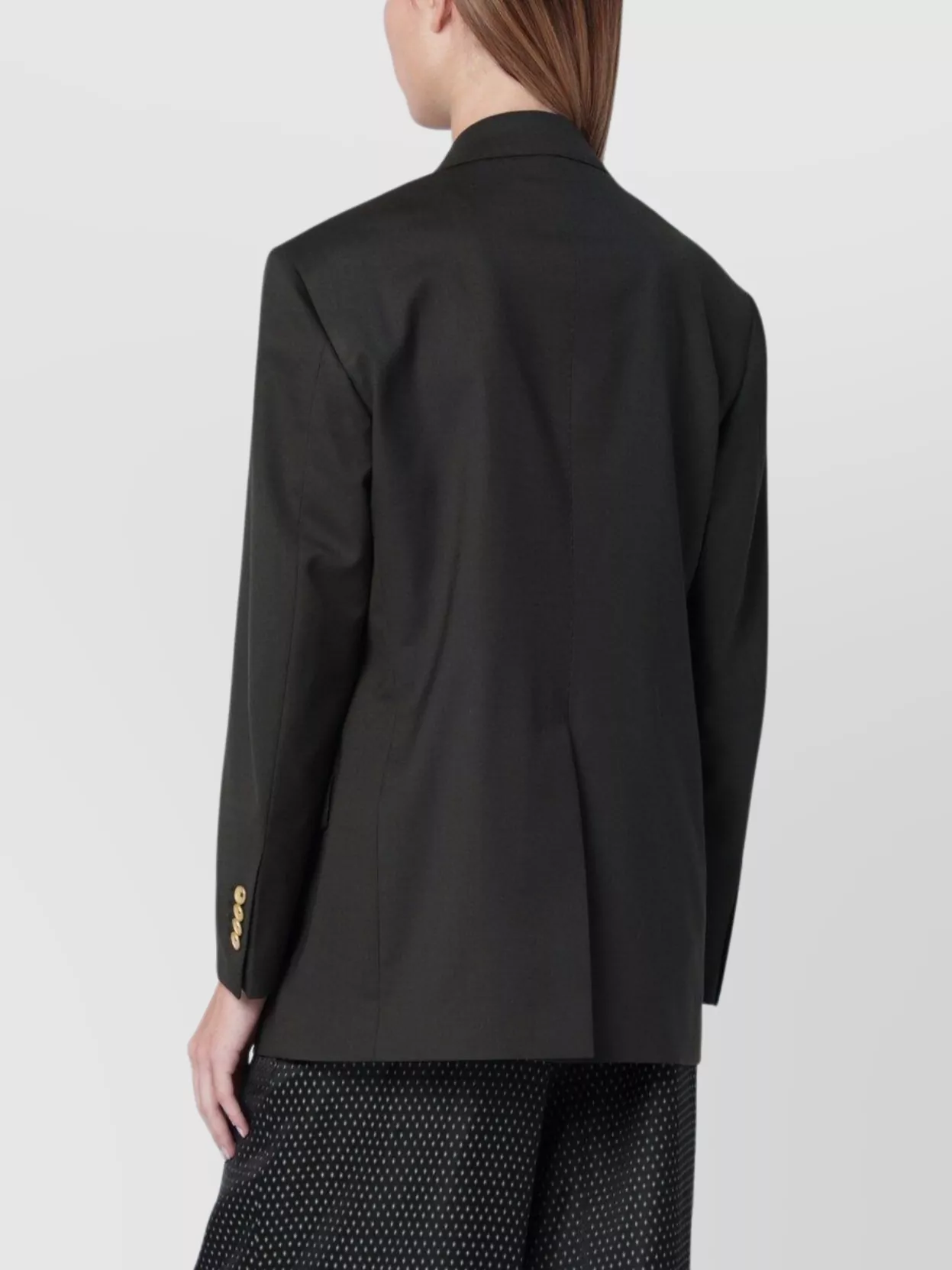 Tagliatore Double-breasted Coat Flap Pockets In Black
