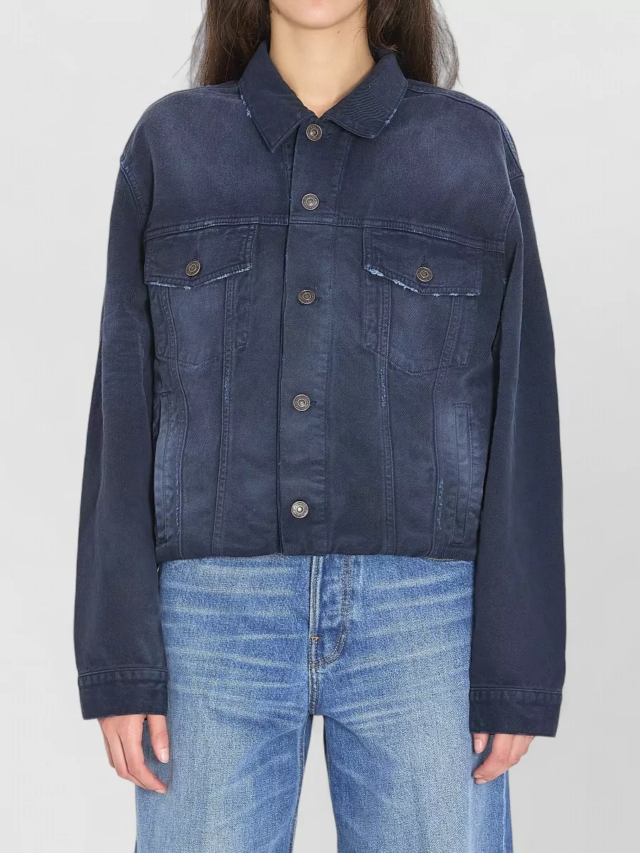 Balenciaga cropped denim jacket