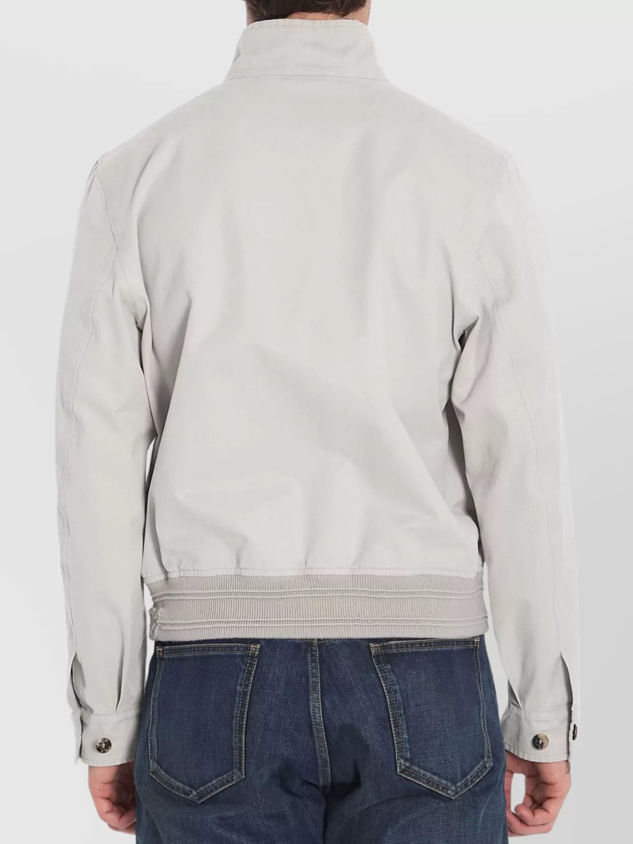 Burberry Logo Jacquard Bomber Jacket