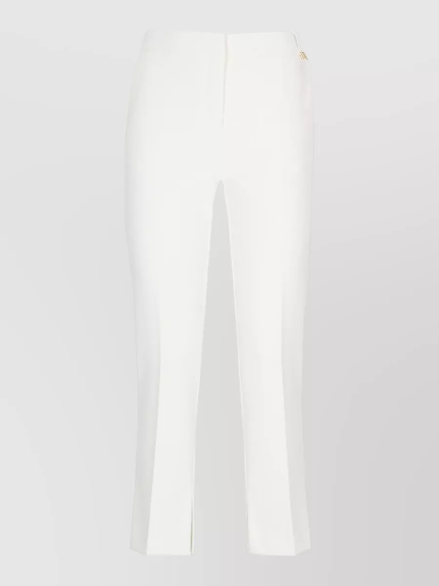 Elisabetta Franchi Cropped Straight-Leg Trousers