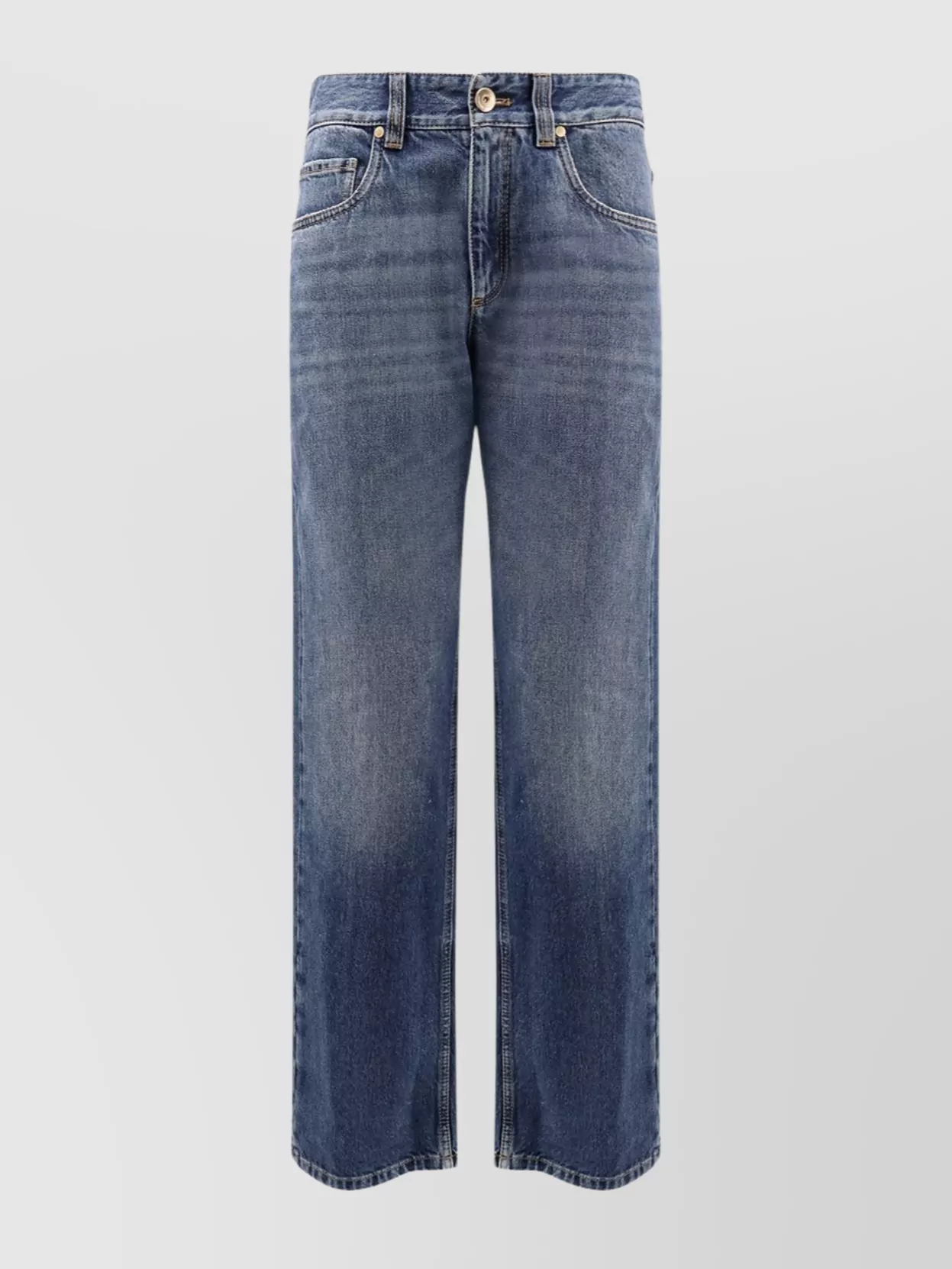 Brunello Cucinelli The Slim Fit Denim Trousers