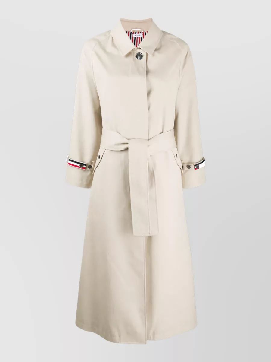Thom Browne waterproof belted trench coat