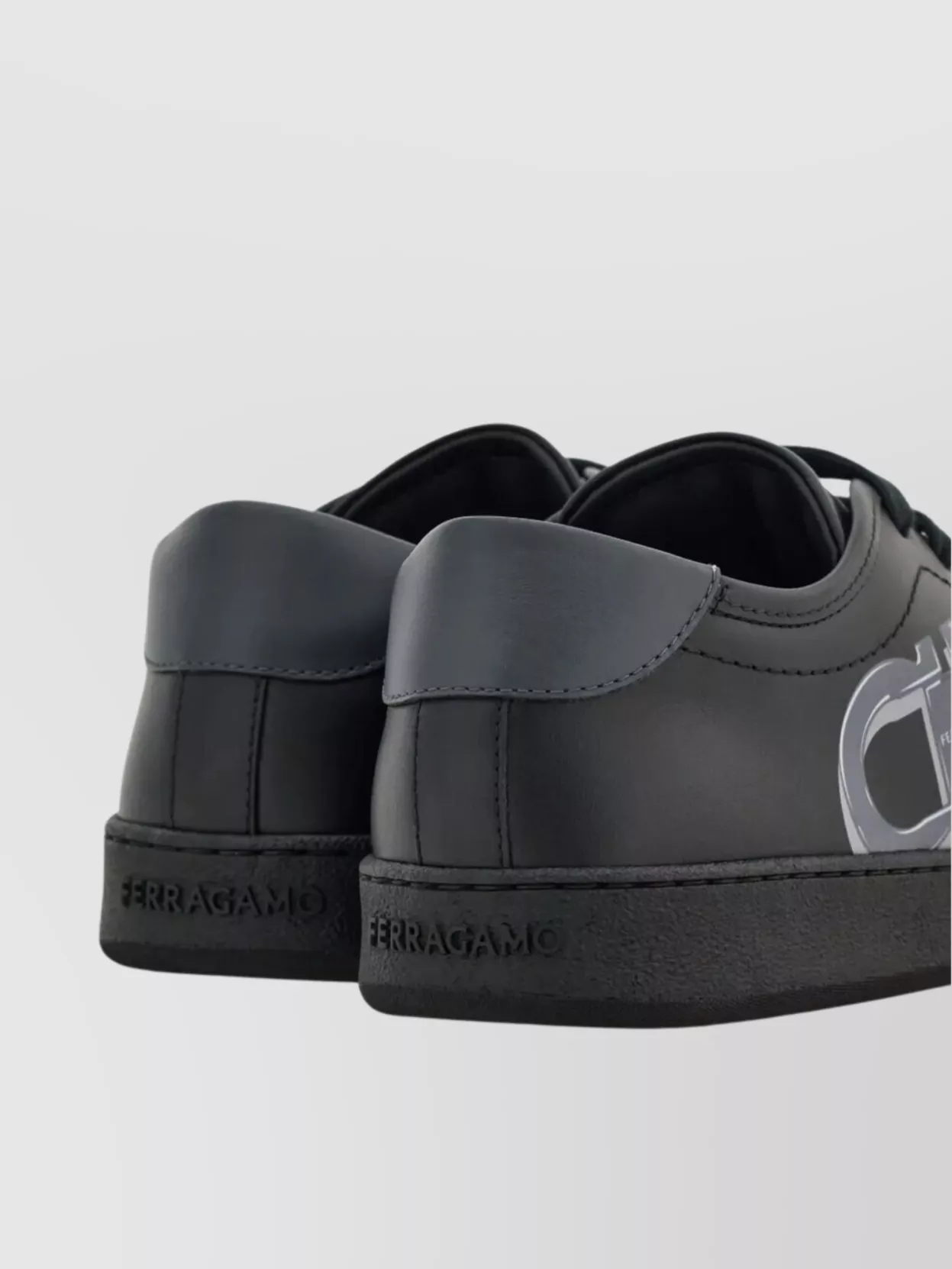 Ferragamo Gancini Double Flat Sole Sneakers