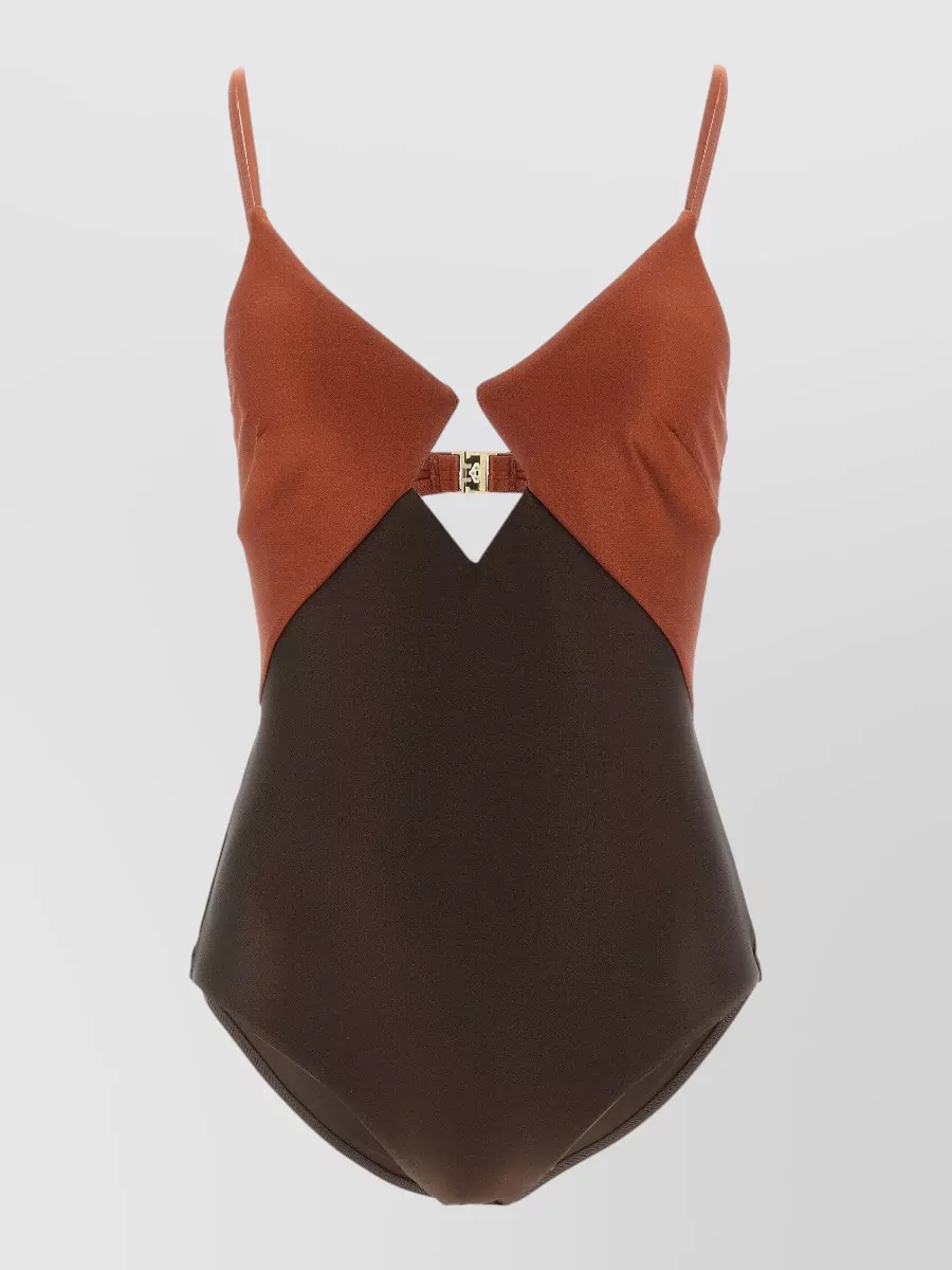 Zimmermann Cutout v-neck one-piece swimsuit