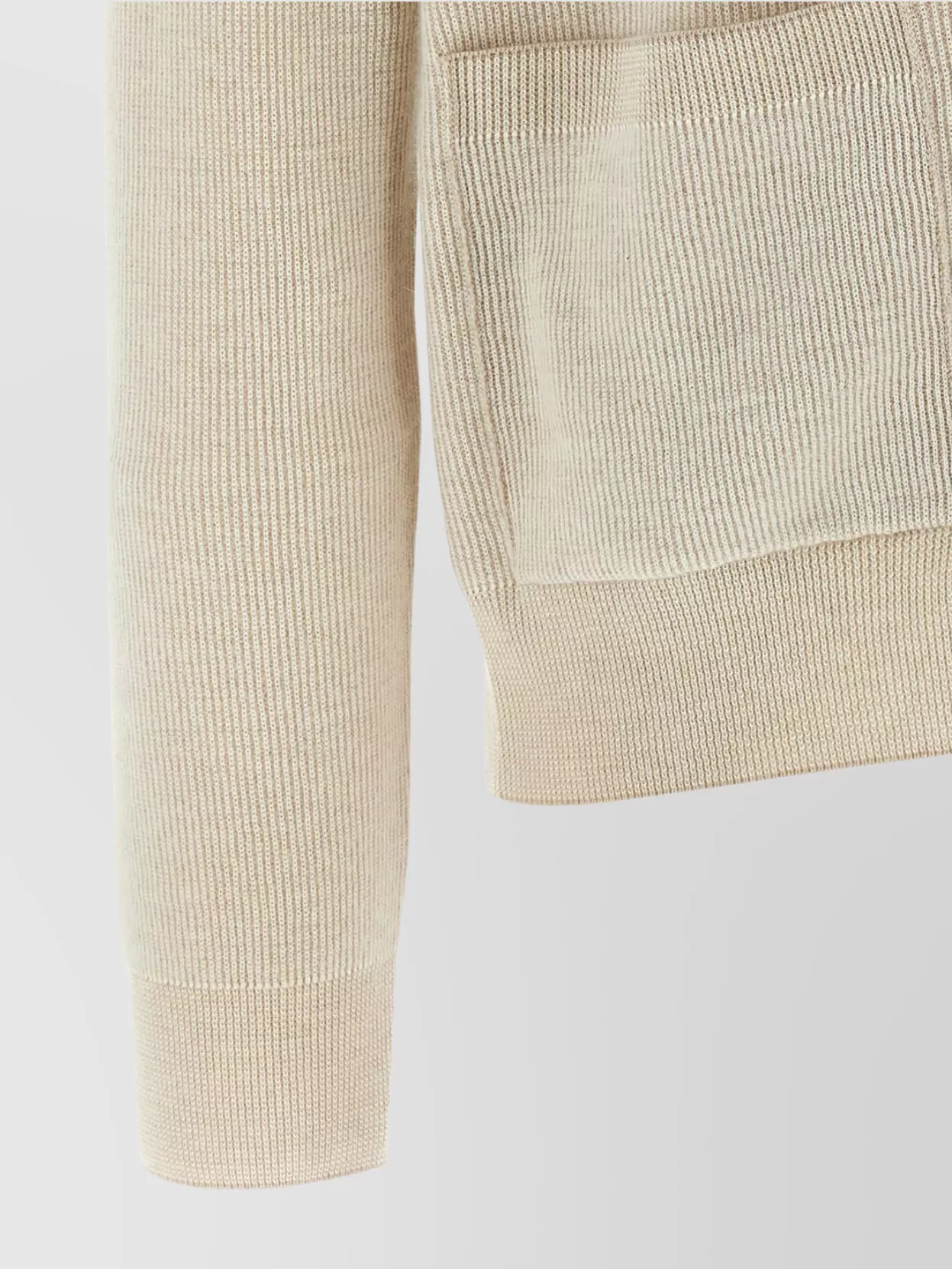 Brioni Ribbed Texture Shawl Collar Front Pockets