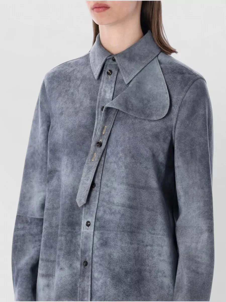 Bottega Veneta Suede Regular-Fit Shirt Jacket
