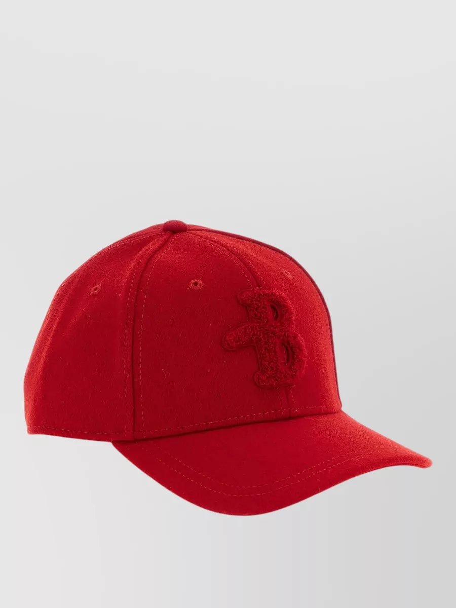 Ballantyne Wool Blend Monogram Patch Baseball Cap