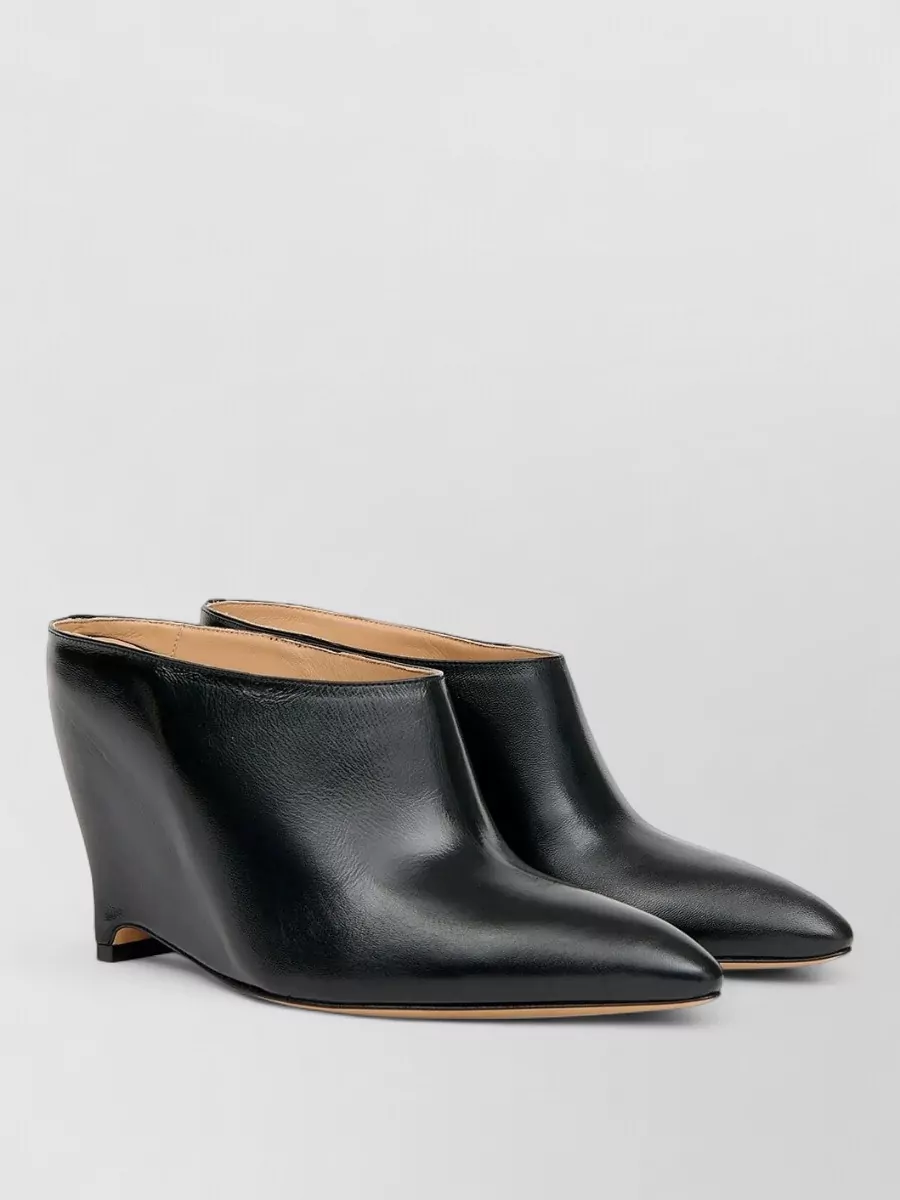 Maison Margiela leather pointed-toe mules